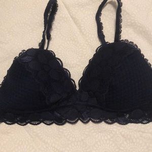Aerie bralette navy blue size medium